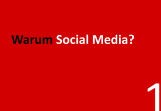 Warum Social Media?
 