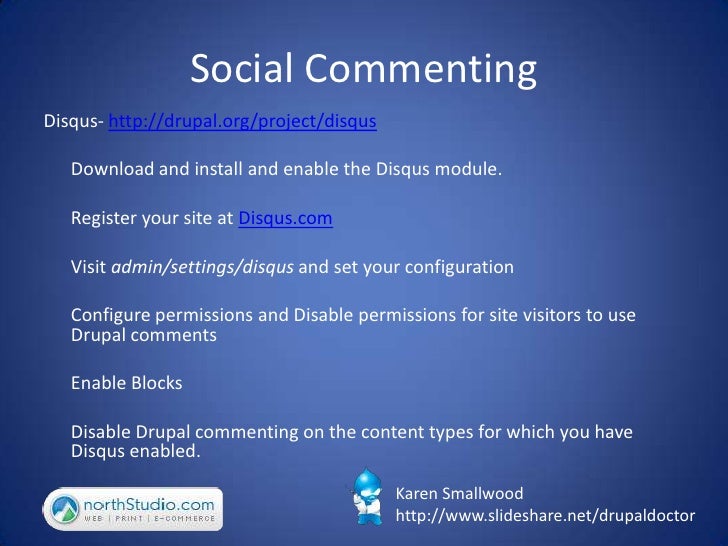 Drupal Disqus Drupal Disqus