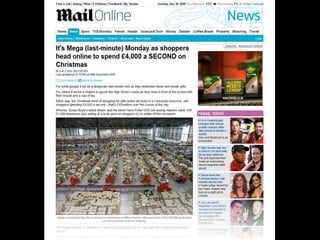 You realize that less than 1% of a customer’s time is spent purchasing a product.99% of their time is spent searching and socializing