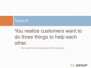 The Media World Isn’t Changing……it has already changedMedia Outlets: 74 of top 100 outlets for Techmeme are blogs/online sitesBloggers: 3 of 4 look to each other for their next storyCustomers: 3 of 4 look to each other for purchase adviceConversations: the driver of share-of-voice, influence and recommendationsDon’t define it as offline or online: it’s all one media world.Just know which conversations are defining your brand.
