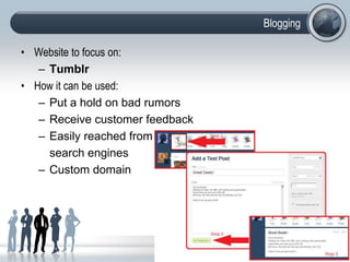Creating events via the internet