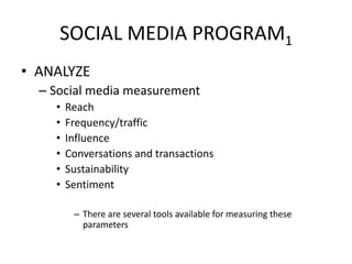 What is social media?Social media are media for social interaction, using highly accessible and scalable communication techniques. Social media is the use of web-based and mobile technologies to turn communication into interactive dialogue.Wikipedia Social media, is a bi-directional highway that gives platform owners, content owners, media houses and advertisers (i.e. EVERYBODY) the ability to communicate, dissipate information and gather instant feedback.Bankole Ojutalayo 