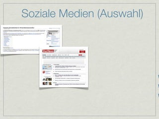 Soziale Medien (Auswahl)




                           W
                           W
                           W
 