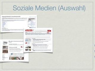 Soziale Medien (Auswahl)




                           W
                           W
                           W
 