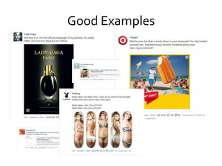 Good Examples
 