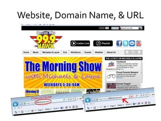 Website, Domain Name, & URL
 