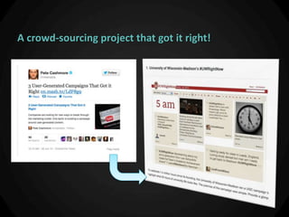 A crowd-sourcing project that got it right!
 