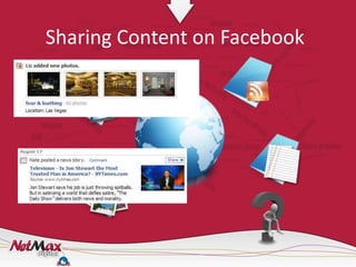 Sharing Content on Facebook
 