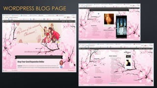 WORDPRESS BLOG PAGE
 