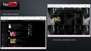 Subscriptions Feed




                     Channel & uploaded video
 