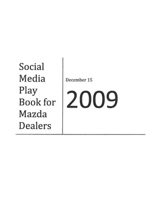 Mazda retailer social media training 