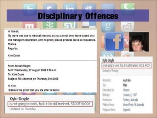 Disciplinary Offences
 