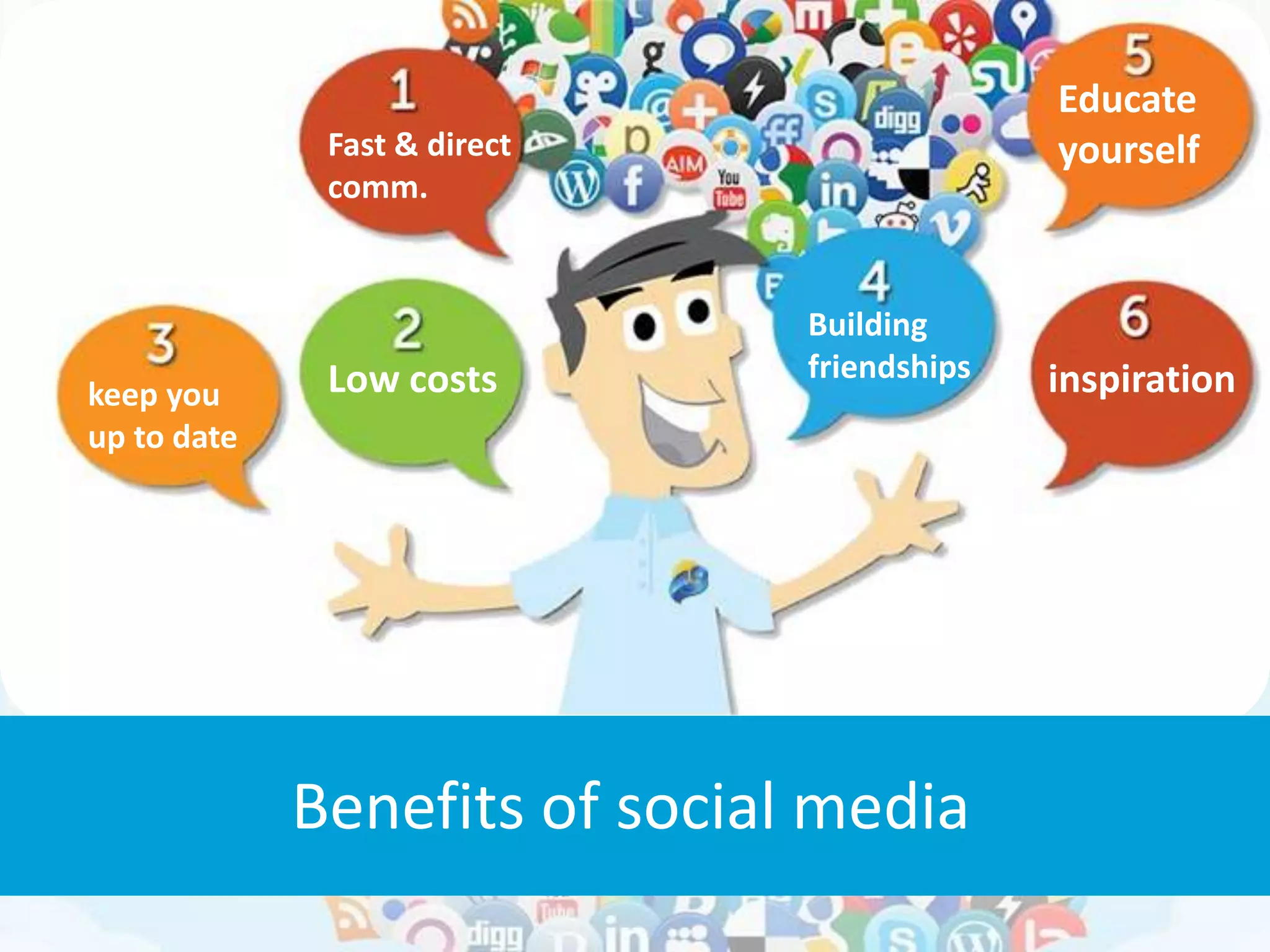 Social media pros & cons | PPTX