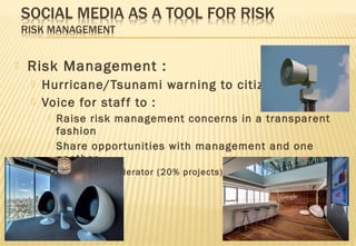 Social media Risk Management Presentation Sample (Animations don't work ...