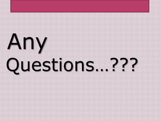 Any
Questions…???
 