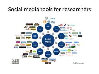 Social media tools for researchers
 