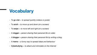 IELTS Advanced Vocabulary on Social Media | PDF