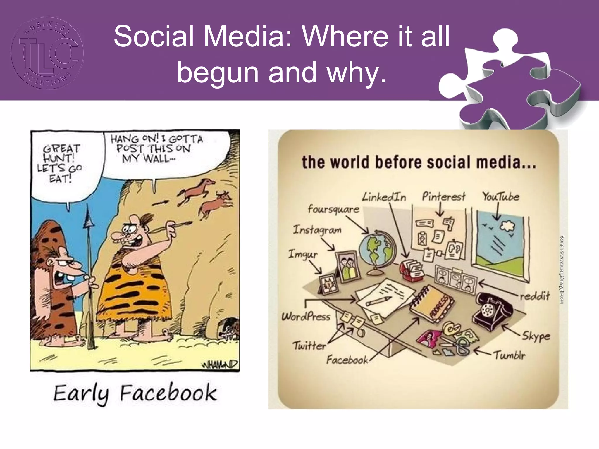Social Media: Where it all 
begun and why. 
 
 