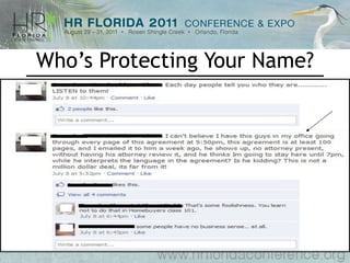 Who’s Protecting Your Name? 