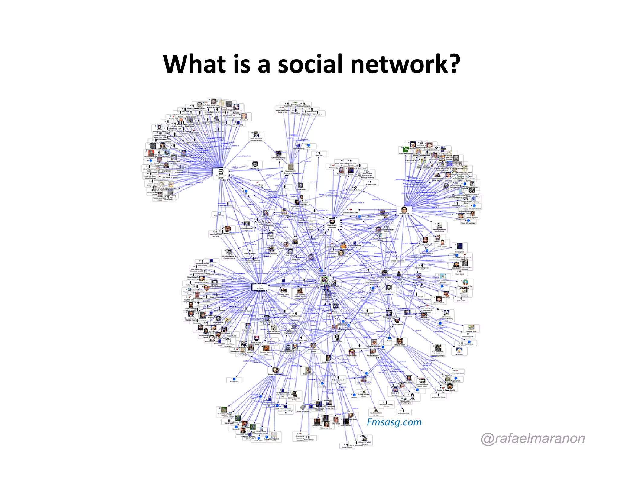 What is a social network?




                 Fmsasg.com
                              @rafaelmaranon
 