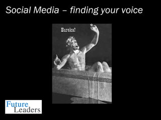 Social Media   Finding Your Voice