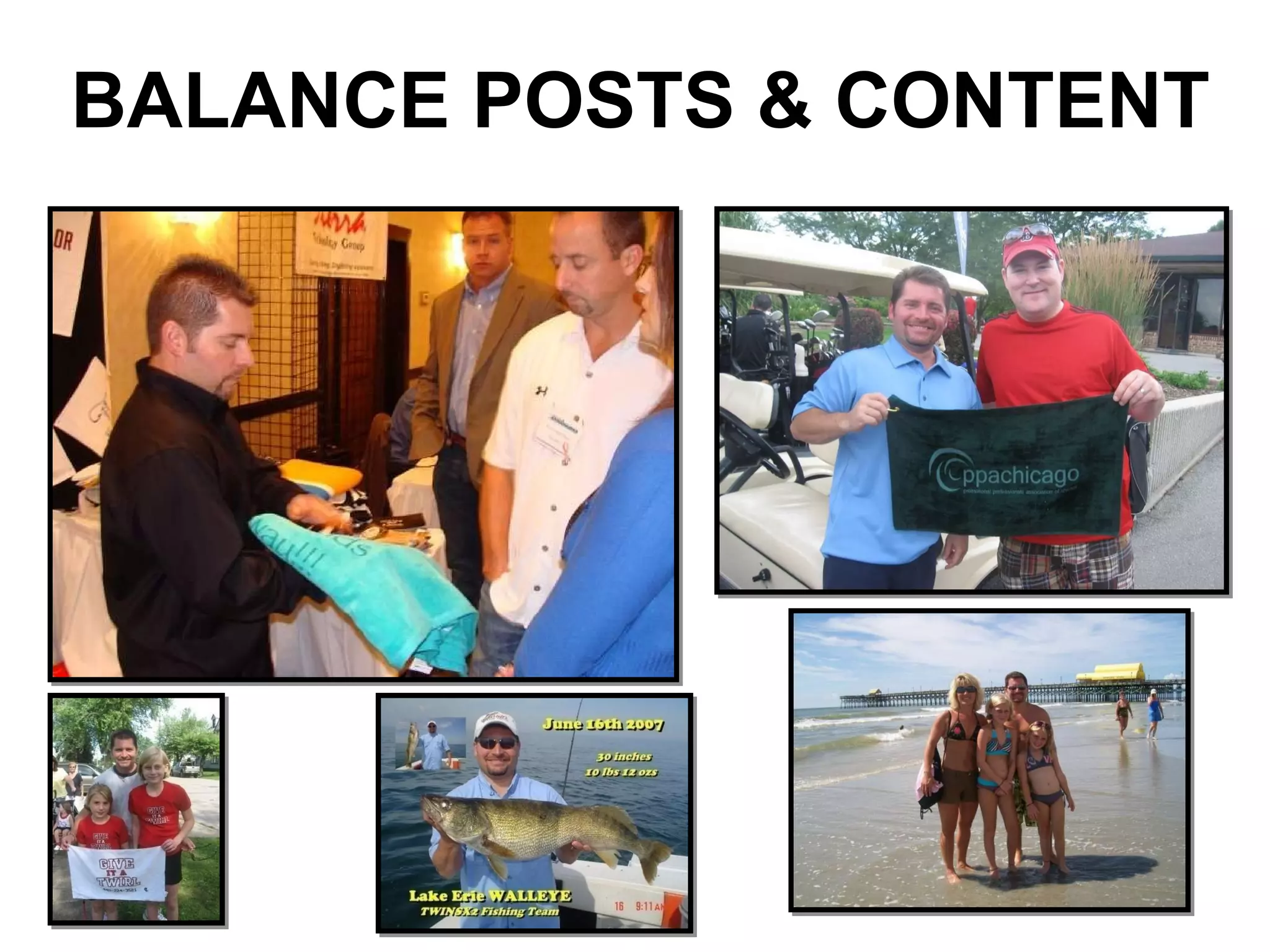 BALANCE POSTS & CONTENT 