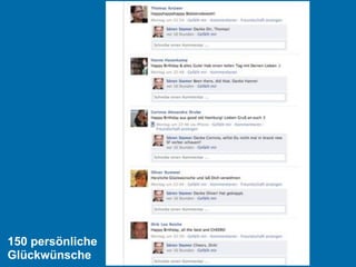 150 persönliche
Glückwünsche
 