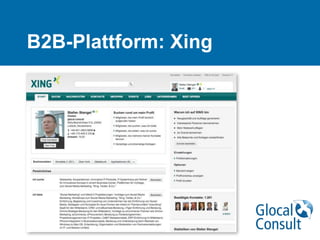 B2B-Plattform: Xing
 