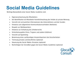 Social Media Guidelines
 
