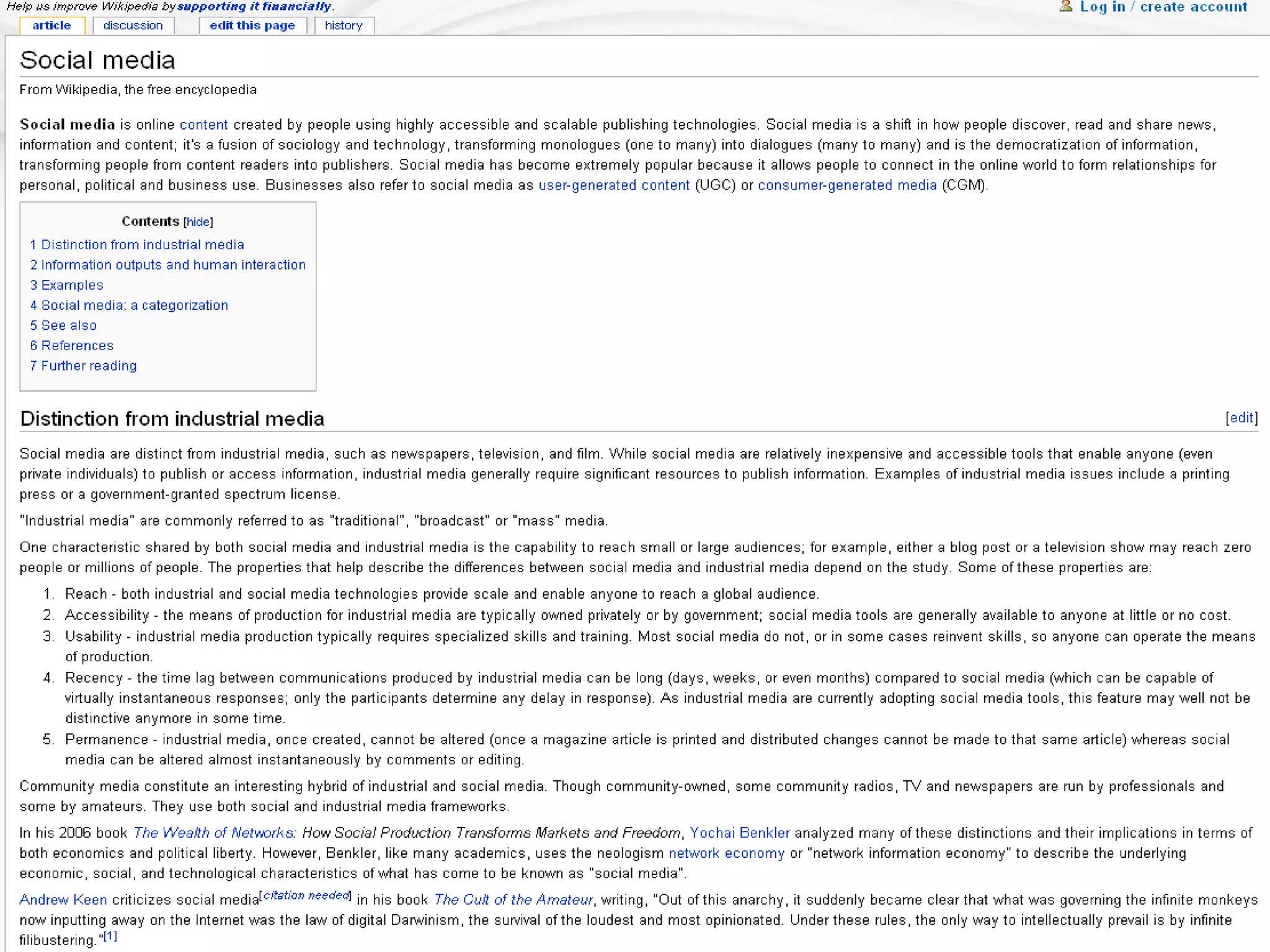 today and future  networking