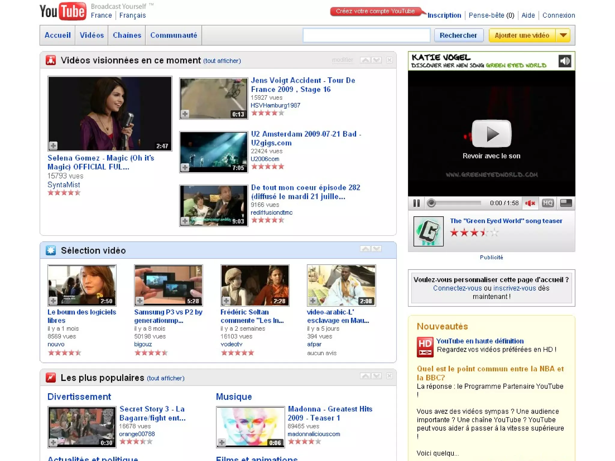 example of social medias