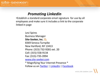 business intelligence, business development, and the creation of business relationships