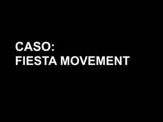 CASO:
FIESTA MOVEMENT
 