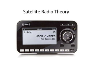 Satellite Radio Theory 