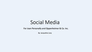 Social Media Joan 1