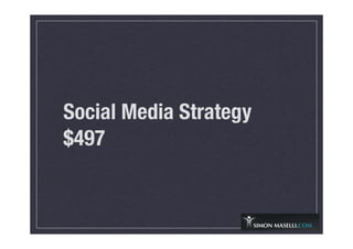 Social Media Strategy
$497
 