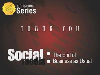 Social Media: The End of Business as Usual