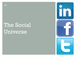+


The Social
Universe
 