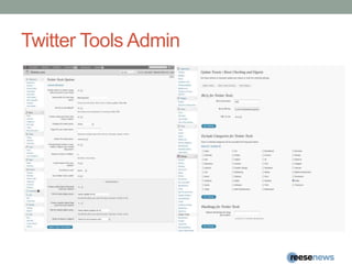 Twitter Tools Admin