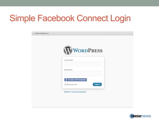 Simple Facebook Connect Login