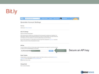 Bit.lySecure an API key