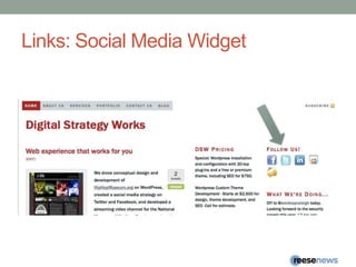 Links: Social Media Widget