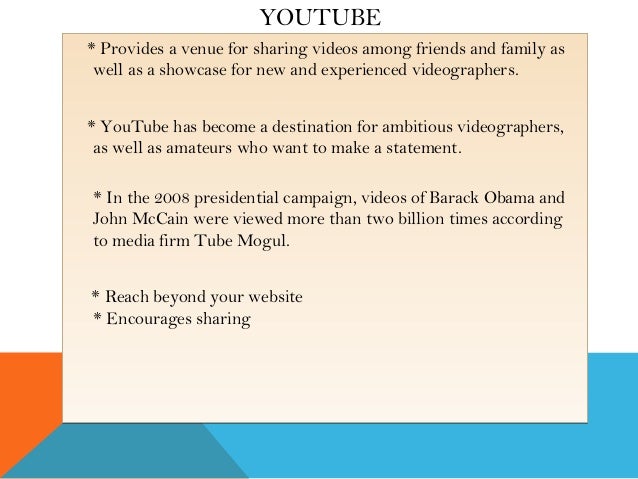 Social media youtube