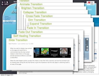 Web Communication and Social Media - Media design 03


                   Interaction                           http://developer.yahoo.com/ypatterns/richinteraction/
                 design patterns




sabato 22 maggio 2010
 