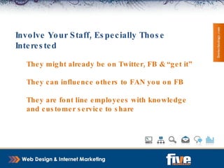 Social Media FEAR Is it safer to stay out of the room? Remember the fears of automation, computers, the internet?  Social Media is here to stay & will evolve. Having a plan offers control 
