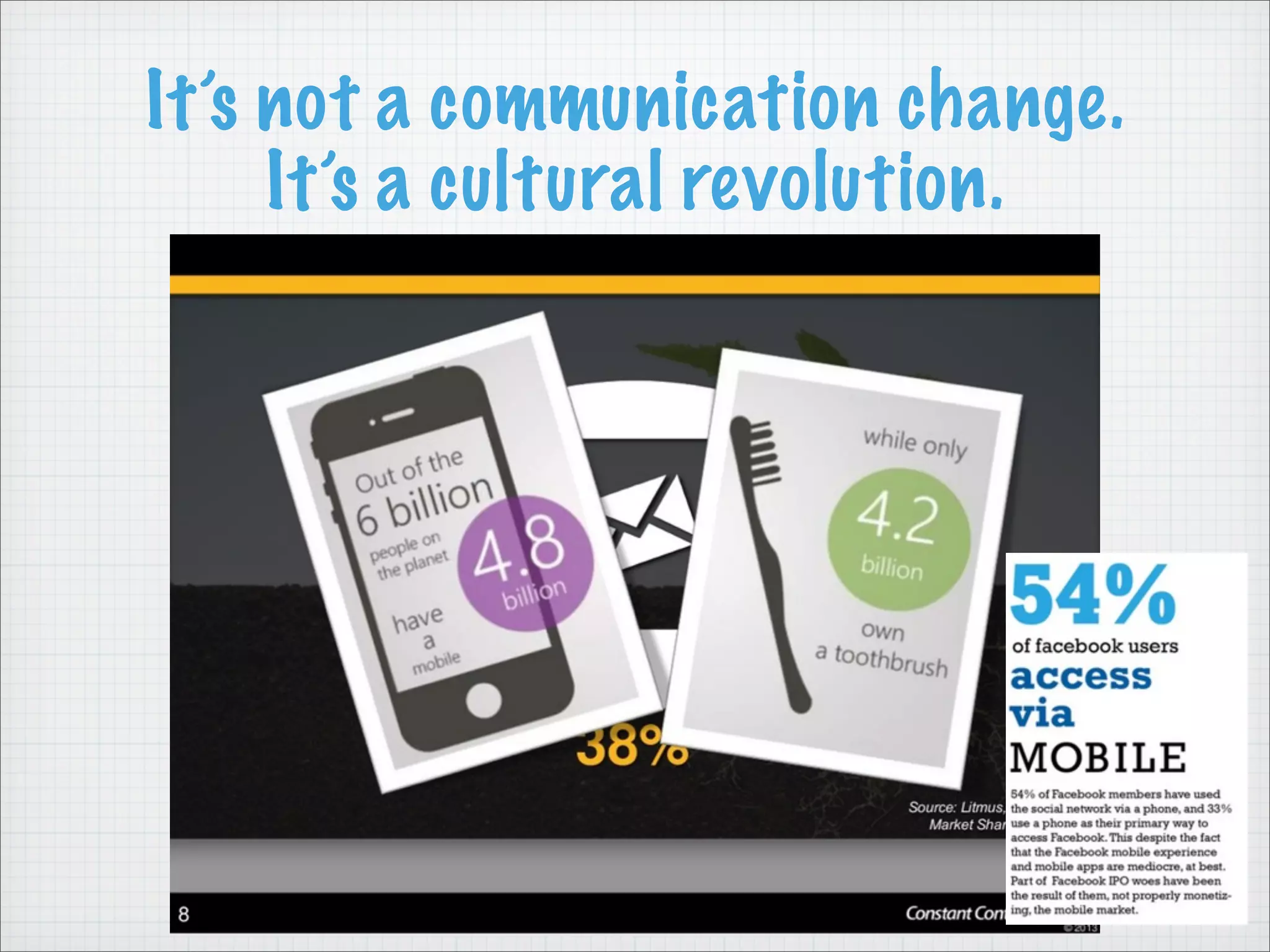 It’s not a communication change.
It’s a cultural revolution.
 