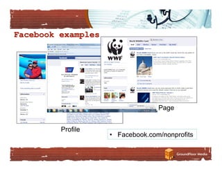 Page


Profile
          •  Facebook.com/nonprofits
 