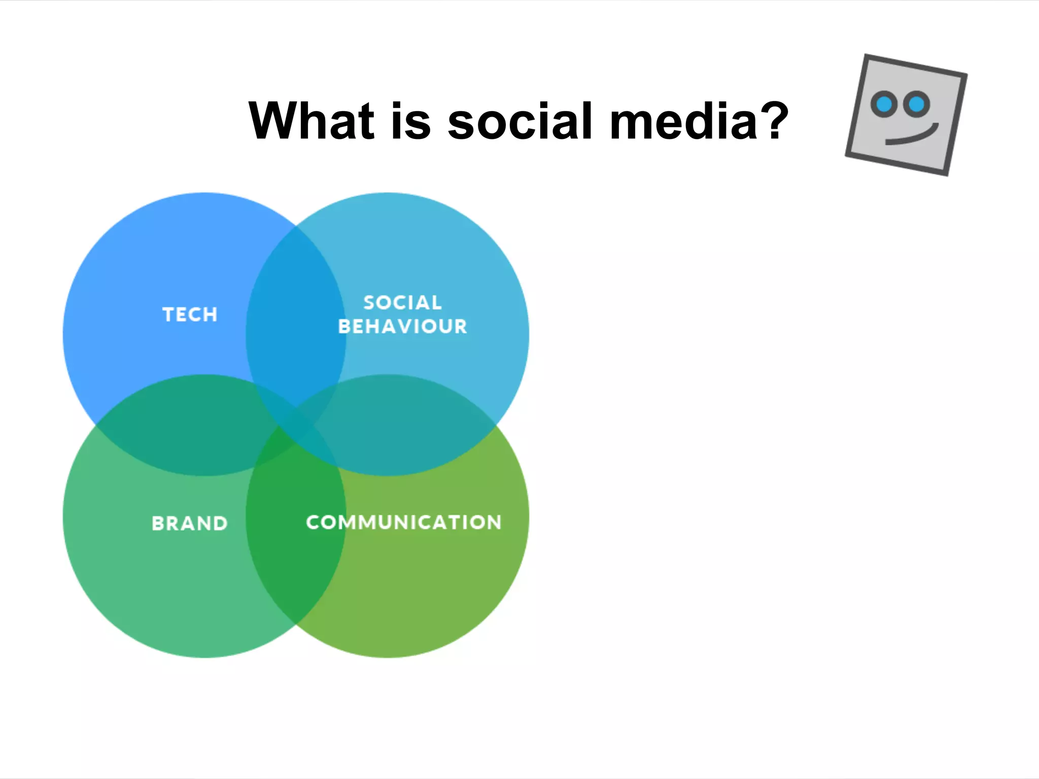What is social media?
 