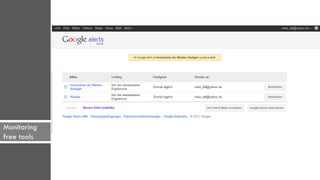 Monitoring
free tools
 