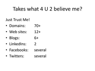 Doors - IINetworking Friends, family or community people forFormer professor or teacher, or career/alumni services at schools you attended Joining or forming “a job club”Career FairsPostingsAnswering local “want-ads” (in newspapers)Internet to post resume or look for “job-postings”